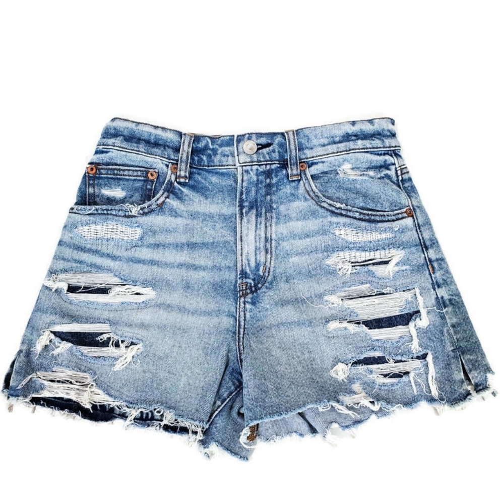 NWT American Eagle Outfitters Highest Rise 90’s Boyfriend Short Stretch SZ 2/26W